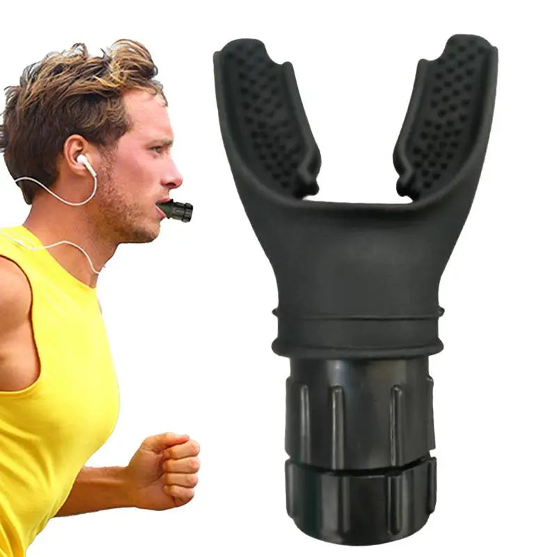 Sports Breathing Trainer Portable Lung Capacity Abdominal Breathing Trainer with Adjustable Intensity Knob Lung Trainer Tool