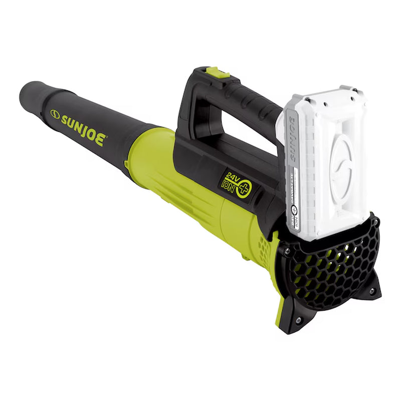 24V IONMAX 2.0-Ah Cordless Compact Turbine Jet Blower, 100-MPH 350-CFM 24-Volt 280-CFM 100-MPH Battery Handheld Leaf Blower 2.0 Ah