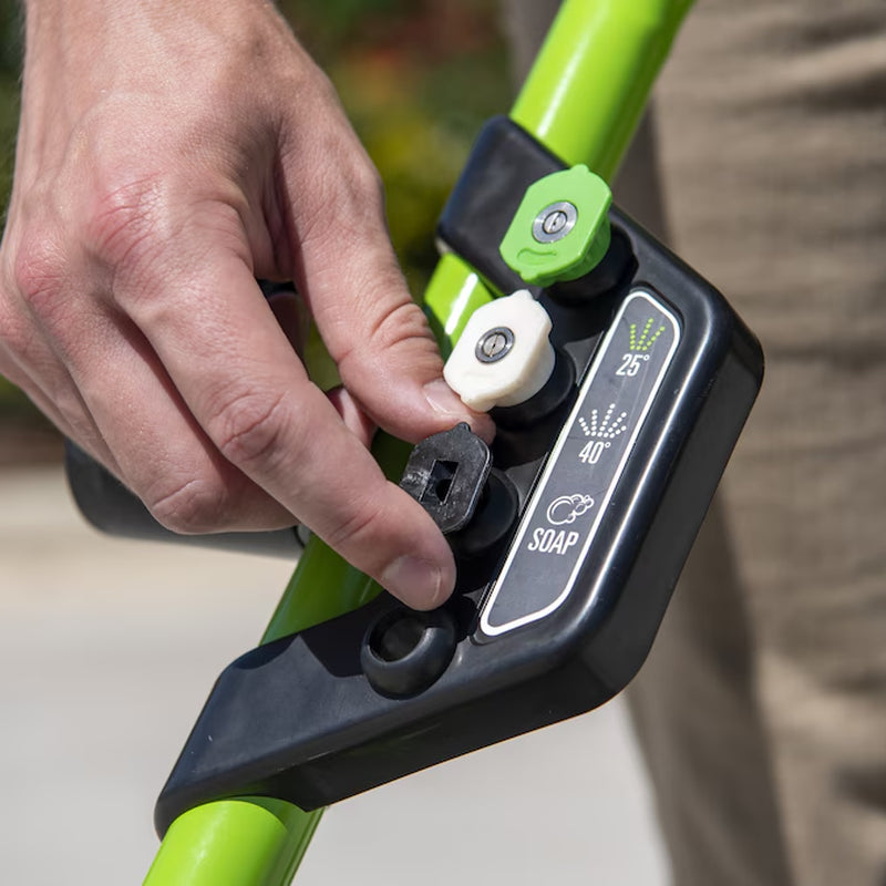 2000-PSI 1.1-GPM Cold Water Electric Pressure Washer-In with 3 Spray Tips