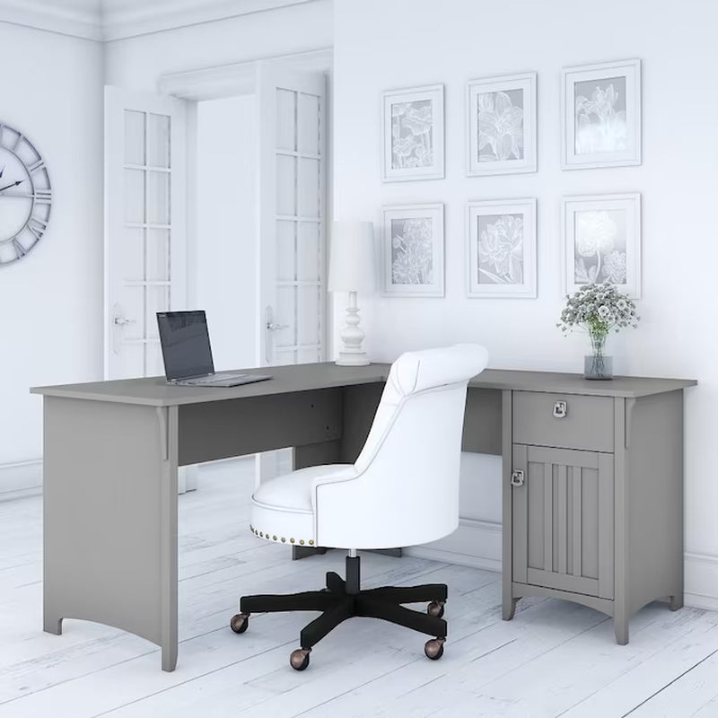Salinas 60-In Gray Modern/Contemporary L-Shaped Desk