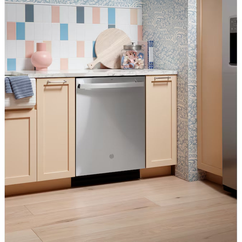 24-In Top Control Built-In Dishwasher with Third Rack ( Finrprint Resistant Stainless Steel ) ENERGY STAR, 47-Decibel Very Quiet Sound Level