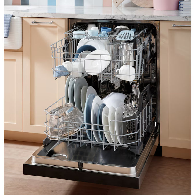 24-In Top Control Built-In Dishwasher with Third Rack ( Finrprint Resistant Stainless Steel ) ENERGY STAR, 47-Decibel Very Quiet Sound Level