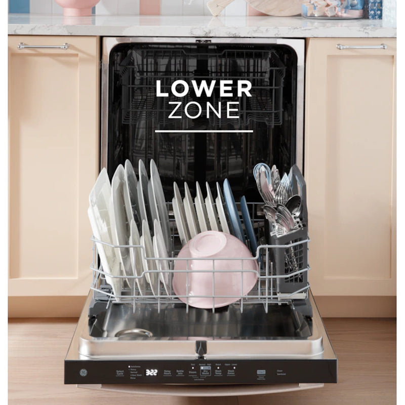 24-In Top Control Built-In Dishwasher with Third Rack ( Finrprint Resistant Stainless Steel ) ENERGY STAR, 47-Decibel Very Quiet Sound Level