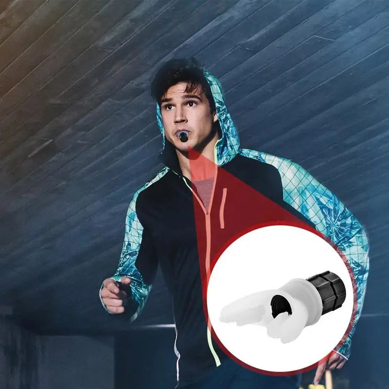 Sports Breathing Trainer Portable Lung Capacity Abdominal Breathing Trainer with Adjustable Intensity Knob Lung Trainer Tool