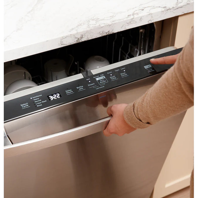 24-In Top Control Built-In Dishwasher with Third Rack ( Finrprint Resistant Stainless Steel ) ENERGY STAR, 47-Decibel Very Quiet Sound Level