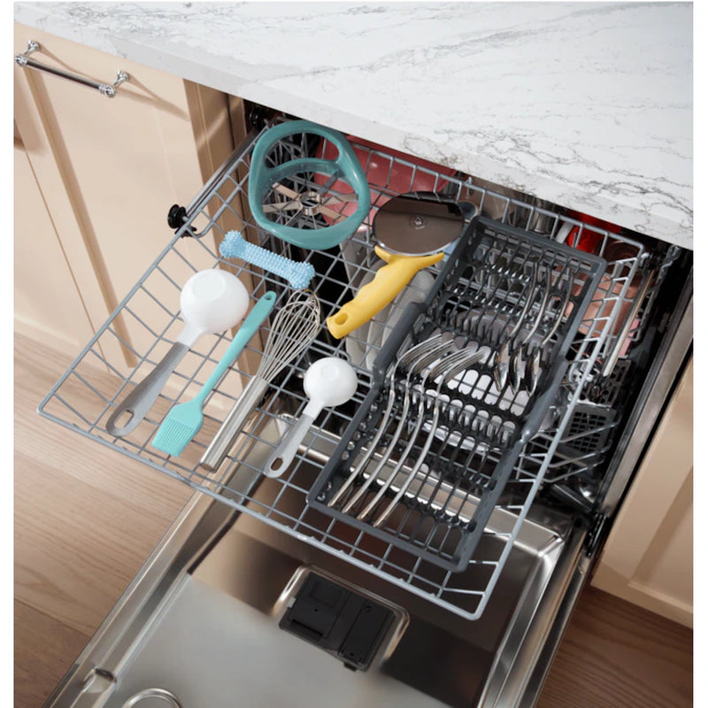 24-In Top Control Built-In Dishwasher with Third Rack ( Finrprint Resistant Stainless Steel ) ENERGY STAR, 47-Decibel Very Quiet Sound Level