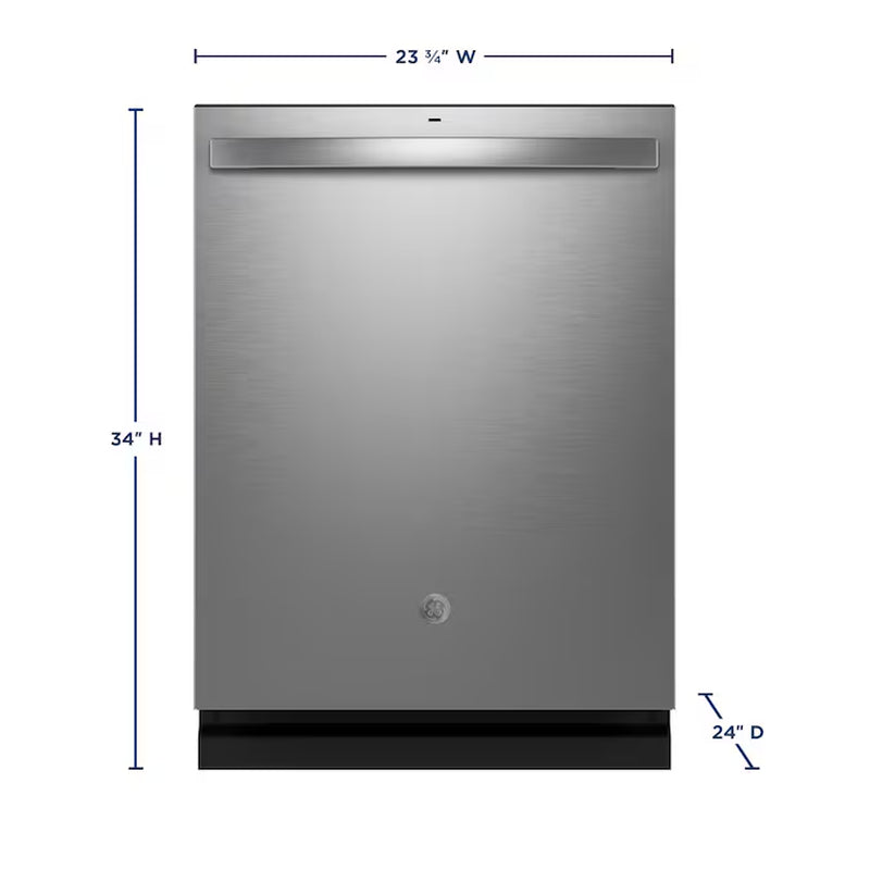 24-In Top Control Built-In Dishwasher with Third Rack ( Finrprint Resistant Stainless Steel ) ENERGY STAR, 47-Decibel Very Quiet Sound Level