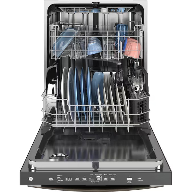 24-In Top Control Built-In Dishwasher with Third Rack ( Finrprint Resistant Stainless Steel ) ENERGY STAR, 47-Decibel Very Quiet Sound Level