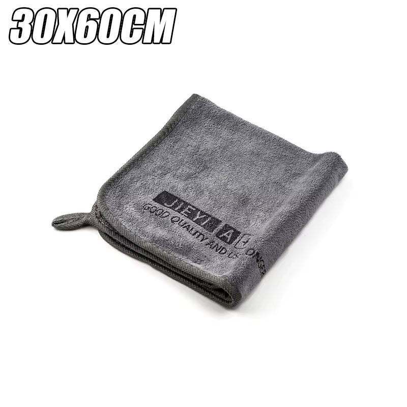 1/5Pcs Car Wash Microfiber Towel Cleaning Drying Cloth Hemming Car Care Cloth High-End Detailing Wash Towel for Auto 30X30/60Cm