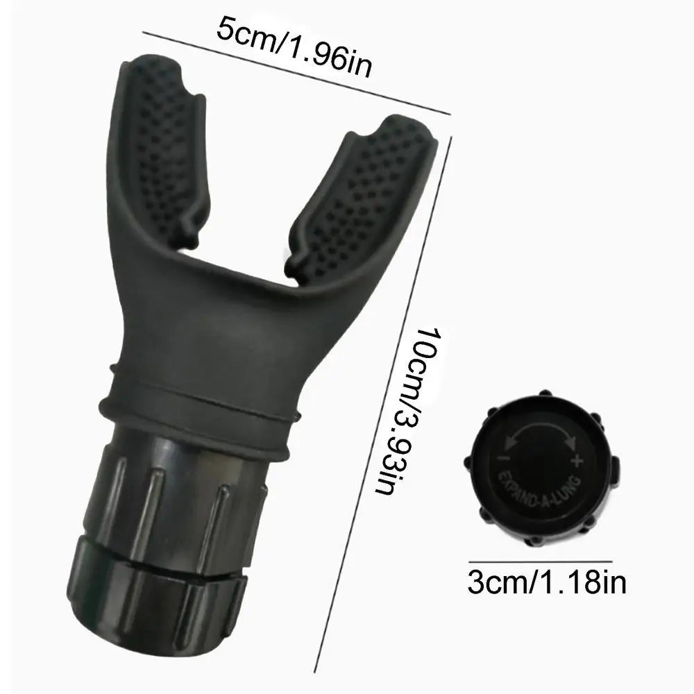 Sports Breathing Trainer Portable Lung Capacity Abdominal Breathing Trainer with Adjustable Intensity Knob Lung Trainer Tool