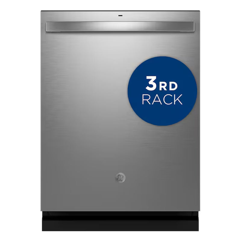 24-In Top Control Built-In Dishwasher with Third Rack ( Finrprint Resistant Stainless Steel ) ENERGY STAR, 47-Decibel Very Quiet Sound Level